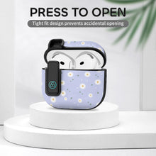 Lade das Bild in den Galerie-Viewer, Voll Druck Apple AirPods 4 Kopfhörer Hülle Schutzhülle Case Cover (Schnalle mit schwarzem Rand) mit Fotos Muster Text Logo selbst gestalten und bedrucken