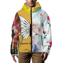 Lade das Bild in den Galerie-Viewer, Multi-Image-Design Leichte atmungsaktive Windbreaker Windjacke mit Kapuze für Herren / Männer MWL402 mit Foto Design Motiv Text selbst gestalten und bedrucken