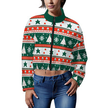 Lade das Bild in den Galerie-Viewer, Einzelbilddruck Damen / Frauen Fleece Hoodie kurze Jacke MWL476 mit Fotos Muster Text Logo selbst gestalten und bedrucken