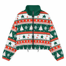 Lade das Bild in den Galerie-Viewer, Einzelbilddruck Damen / Frauen Fleece Hoodie kurze Jacke MWL476 mit Fotos Muster Text Logo selbst gestalten und bedrucken