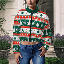 Lade das Bild in den Galerie-Viewer, Einzelbilddruck Damen / Frauen Fleece Hoodie kurze Jacke MWL476 mit Fotos Muster Text Logo selbst gestalten und bedrucken