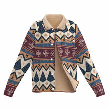 Lade das Bild in den Galerie-Viewer, Plüsch Freizeithemd mit Stehkragen MWL505 für Damen / Frauen mit Foto Design Motiv Text selbst gestalten und bedrucken