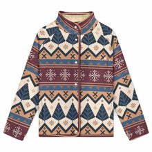 Lade das Bild in den Galerie-Viewer, Plüsch Freizeithemd mit Stehkragen MWL505 für Damen / Frauen mit Foto Design Motiv Text selbst gestalten und bedrucken