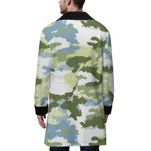 Lade das Bild in den Galerie-Viewer, Einzelbilddruck Herren / Männer Zweireiher Trenchcoat mit Anzugkragen MWL510 mit Foto Design Motiv Text selbst gestalten und bedrucken