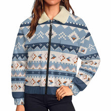 Lade das Bild in den Galerie-Viewer, Einzelbilddruck Damen / Frauen Doppeltem Reißverschluss Jacke MWL523 mit Foto Text selbst gestalten und bedrucken