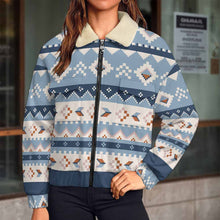 Lade das Bild in den Galerie-Viewer, Einzelbilddruck Damen / Frauen Doppeltem Reißverschluss Jacke MWL523 mit Foto Text selbst gestalten und bedrucken