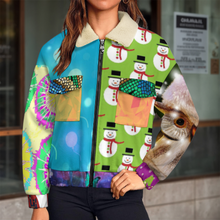 Lade das Bild in den Galerie-Viewer, Multi-Image-Druck Damen / Frauen Doppeltem Reißverschluss Jacke MWL523 mit Foto Text selbst gestalten und bedrucken