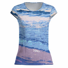 Lade das Bild in den Galerie-Viewer, Schnelltrocknendes Damen / Frauen Sport T-Shirt mit halblangen Ärmeln MWL547 mit Fotos Muster Text Logo selbst gestalten und bedrucken