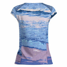 Lade das Bild in den Galerie-Viewer, Schnelltrocknendes Damen / Frauen Sport T-Shirt mit halblangen Ärmeln MWL547 mit Fotos Muster Text Logo selbst gestalten und bedrucken