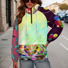 Lade das Bild in den Galerie-Viewer, Multi-Image-Druck Damen / Frauen Doppelschicht Hoodie mit Taschen (mit Futter) MWL683 mit Foto Design Motiv Text selbst gestalten und bedrucken