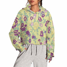 Lade das Bild in den Galerie-Viewer, Einzelbild-Design Damen / Frauen Kurzer Hoodie ohne Saum MXU022 mit Foto Design Motiv Text selbst gestalten und bedrucken (Simple Design)