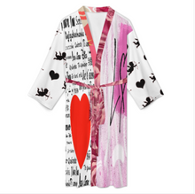 Lade das Bild in den Galerie-Viewer, Multi-Image-Design Bademantel Herren/Männer Morgenmantel Schlafmantel LM003 mit Foto Design Motiv Text selbst gestalten und bedrucken