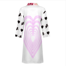 Lade das Bild in den Galerie-Viewer, Multi-Image-Design Bademantel Herren/Männer Morgenmantel Schlafmantel LM003 mit Foto Design Motiv Text selbst gestalten und bedrucken