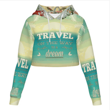 Lade das Bild in den Galerie-Viewer, Multi-Image-Design Damen / Frauen Hoodie Kapuzensweatshirt Kapuzenpullover Kurz MSYX327 mit Foto Design Motiv Text selbst gestalten und bedrucken (Simple Design)