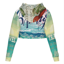 Lade das Bild in den Galerie-Viewer, Multi-Image-Design Damen / Frauen Hoodie Kapuzensweatshirt Kapuzenpullover Kurz MSYX327 mit Foto Design Motiv Text selbst gestalten und bedrucken (Simple Design)