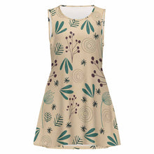 Lade das Bild in den Galerie-Viewer, Sommerkleid Damen Ärmellos Strandkleid Minikleid MXLD10 mit Foto Design Motiv Text selbst gestalten und bedrucken (Simple Design)