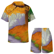 Lade das Bild in den Galerie-Viewer, Multi-Image-Design Damen / Frauen Kurze Schlafanzug Shorty Pyjama Set aus Seide mit Foto Design Motiv Text selbst gestalten und bedrucken