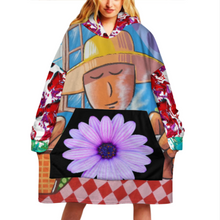 Lade das Bild in den Galerie-Viewer, Multi-Image-Design Damen / Frauen Mädchen Übergroße Hoodie Sweatshirt Decke Superwarme Kapuzenpullover Kuschelpullover MTY01 mit Foto Design Motiv Text selbst gestalten und bedrucken