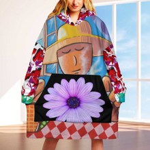 Lade das Bild in den Galerie-Viewer, Multi-Image-Design Damen / Frauen Mädchen Übergroße Hoodie Sweatshirt Decke Superwarme Kapuzenpullover Kuschelpullover MTY01 mit Foto Design Motiv Text selbst gestalten und bedrucken