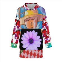 Lade das Bild in den Galerie-Viewer, Multi-Image-Design Damen / Frauen Mädchen Übergroße Hoodie Sweatshirt Decke Superwarme Kapuzenpullover Kuschelpullover MTY01 mit Foto Design Motiv Text selbst gestalten und bedrucken