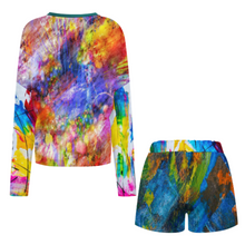 Lade das Bild in den Galerie-Viewer, Multi-Image-Design Damen / Frauen Pyjama Schlafanzug (2 tlg.) 203 mit Foto Design Motiv Text selbst gestalten und bedrucken