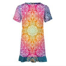 Lade das Bild in den Galerie-Viewer, Multi-Image-Design Mädchen Kleid Sommerkleid Kurzarm F5Q mit Foto Design Motiv Text selbst gestalten und bedrucken