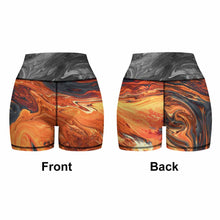 Lade das Bild in den Galerie-Viewer, Multi-Image-Design Damen / Frauen Yoga Set Sport Suit Trainingsanzug Sportanzug Jogginganzug Sport BH Shorts Set (2 teile, Sport-BH, Kurze Leggings) mit Foto Design Motiv Text selbst gestalten und bedrucken