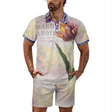 Lade das Bild in den Galerie-Viewer, Multi-Image-Design Herren Shorty Polo Shirt Kurzarm Set mit Short A46TZ mit Foto Design Motiv Text selbst gestalten und bedrucken
