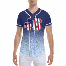 Lade das Bild in den Galerie-Viewer, Multi-Image-Design Herren / Männer Baseball Jersey Trikot mit Foto Design Motiv Text selbst gestalten und bedrucken