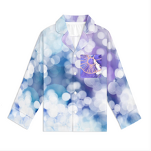 Lade das Bild in den Galerie-Viewer, Multi-Image-Design Jungen Mädchen Kinder Pyjama langarm Schlafanzug zum knöpfen 2 tlg. mit Foto Design Motiv Text selbst gestalten und bedrucken in Karo Optik mit Knopfleiste