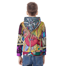 Lade das Bild in den Galerie-Viewer, Multi-Image-Design Jungen Sweatshirt Kapuzenpullover mit Kordelzug und Print Hoodie A38H mit Foto Design Motiv Text selbst gestalten und bedrucken