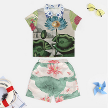 Lade das Bild in den Galerie-Viewer, Multi-Image-Design Kinder Jungen Kurzärmeliges Shirt & Shorts Strand Set (2-tlg) A27TZ mit Foto Design Motiv Text selbst gestalten und bedrucken