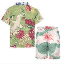Lade das Bild in den Galerie-Viewer, Multi-Image-Design Kinder Jungen Kurzärmeliges Shirt & Shorts Strand Set (2-tlg) A27TZ mit Foto Design Motiv Text selbst gestalten und bedrucken