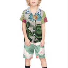 Lade das Bild in den Galerie-Viewer, Multi-Image-Design Kinder Jungen Kurzärmeliges Shirt & Shorts Strand Set (2-tlg) A27TZ mit Foto Design Motiv Text selbst gestalten und bedrucken