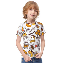 Lade das Bild in den Galerie-Viewer, Multi-Image-Design Kinder Jungen Kurzärmeliges T Shirt ET023 mit Foto Design Motiv Text selbst gestalten und bedrucken