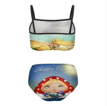 Lade das Bild in den Galerie-Viewer, Multi-Image-Design Kinder Mädchen Bademode Bikini Bade-Set NT009 mit Foto Design Motiv Text selbst gestalten und bedrucken