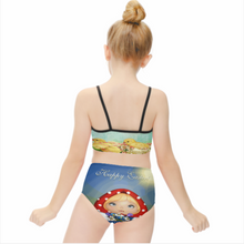 Lade das Bild in den Galerie-Viewer, Multi-Image-Design Kinder Mädchen Bademode Bikini Bade-Set NT009 mit Foto Design Motiv Text selbst gestalten und bedrucken