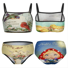 Lade das Bild in den Galerie-Viewer, Multi-Image-Design Kinder Mädchen Bademode Bikini Bade-Set NT009 mit Foto Design Motiv Text selbst gestalten und bedrucken