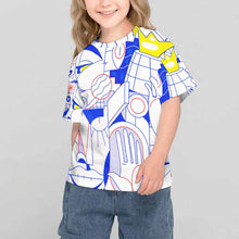 Lade das Bild in den Galerie-Viewer, Multi-Image-Design Kurzarm T-Shirt TSHIRT Mesh - Mädchen / Jungen - selbst gestalten und bedrucken