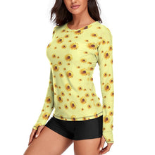 Lade das Bild in den Galerie-Viewer, Multi-Image-Design Langarm UV-beständiges Hautschutz T-Shirt Sonnenschutzshirt Funktionsshirt für Damen NZ143 mit Foto Design Motiv Text selbst gestalten und bedrucken