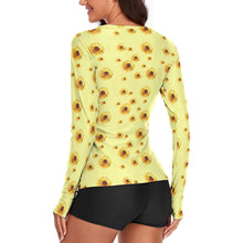 Lade das Bild in den Galerie-Viewer, Multi-Image-Design Langarm UV-beständiges Hautschutz T-Shirt Sonnenschutzshirt Funktionsshirt für Damen NZ143 mit Foto Design Motiv Text selbst gestalten und bedrucken