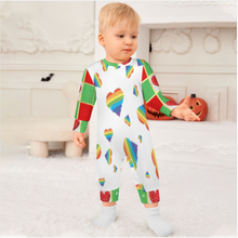 Lade das Bild in den Galerie-Viewer, Multi-Image-Design Langarmbody Baby Bodysuit Langarm QLR mit Foto Design Motiv Text selbst gestalten und bedrucken