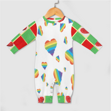 Lade das Bild in den Galerie-Viewer, Multi-Image-Design Langarmbody Baby Bodysuit Langarm QLR mit Foto Design Motiv Text selbst gestalten und bedrucken