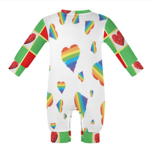 Lade das Bild in den Galerie-Viewer, Multi-Image-Design Langarmbody Baby Bodysuit Langarm QLR mit Foto Design Motiv Text selbst gestalten und bedrucken