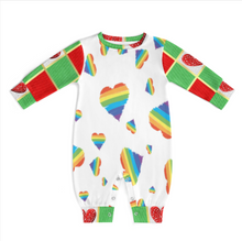 Lade das Bild in den Galerie-Viewer, Multi-Image-Design Langarmbody Baby Bodysuit Langarm QLR mit Foto Design Motiv Text selbst gestalten und bedrucken