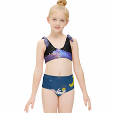 Lade das Bild in den Galerie-Viewer, Multi-Image-Design Mädchen Bustier Bikini mit Bindedetail an den Schultern (2-St) NT022 mit Foto Design Motiv Text selbst gestalten und bedrucken