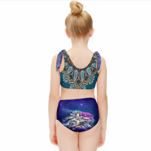 Lade das Bild in den Galerie-Viewer, Multi-Image-Design Mädchen Bustier Bikini mit Bindedetail an den Schultern (2-St) NT022 mit Foto Design Motiv Text selbst gestalten und bedrucken