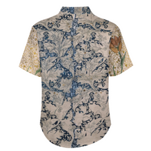 Lade das Bild in den Galerie-Viewer, Multi-Image-Design Männer Kurzarm Hemd mit Brusttasche B339 mit Ihrem Design Motiv Foto Text selbst gestalten und bedrucken