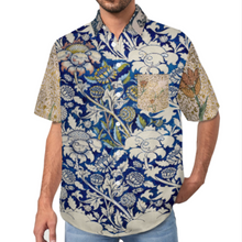 Lade das Bild in den Galerie-Viewer, Multi-Image-Design Männer Kurzarm Hemd mit Brusttasche B339 mit Ihrem Design Motiv Foto Text selbst gestalten und bedrucken