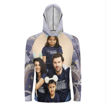 Lade das Bild in den Galerie-Viewer, Multi-Image-Design Männer / Herren UV-Schutz Langarm Shirt Sonnenschutz Hautschutz Shirt mit Sonnenhut Schnelltrocknend NZ145 mit Foto Design Motiv Text selbst gestalten und bedrucken